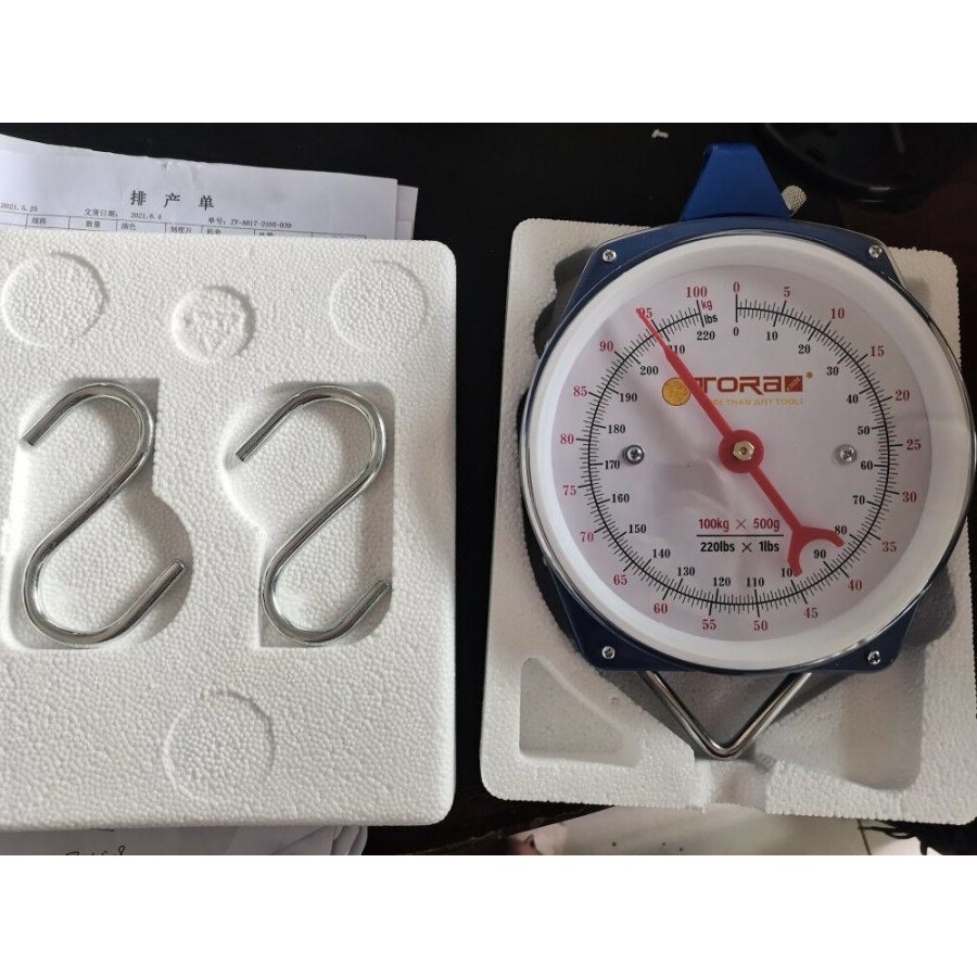  TORA Timbangan Gantung Pegas Jarum Analog 