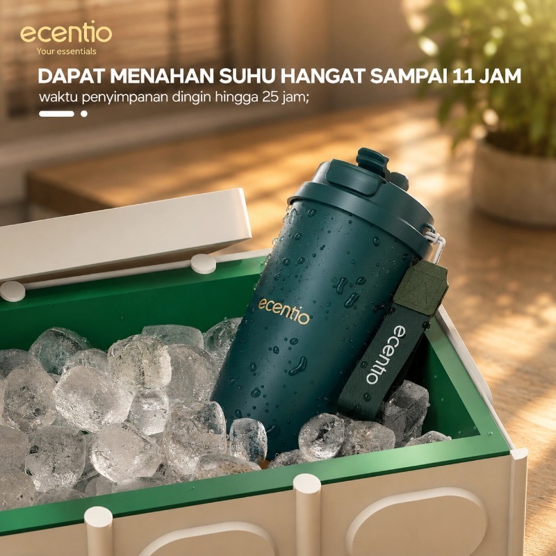 ecentio Tumbler Kopi Stainless Steel