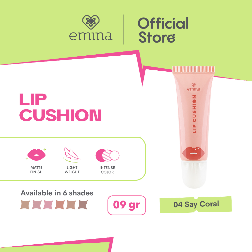 Paragon Technology and Innovation Emina Lip Cushion (Say Coral)