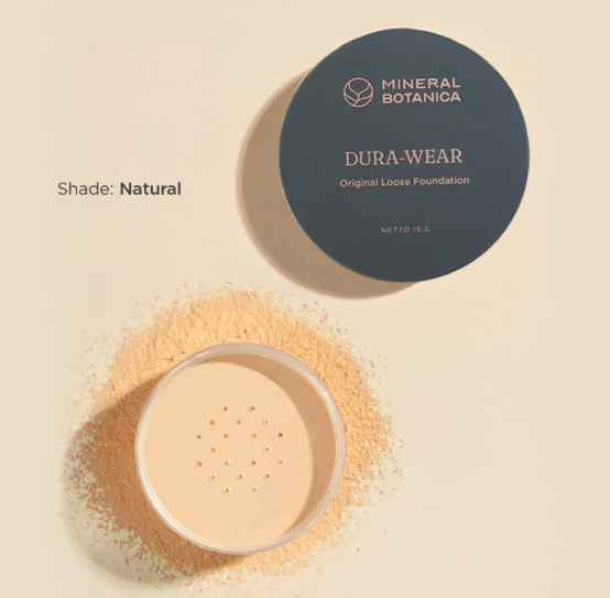 Mica Jaya Pratama Mineral Botanica Dura-Wear Original Loose Foundation Natural