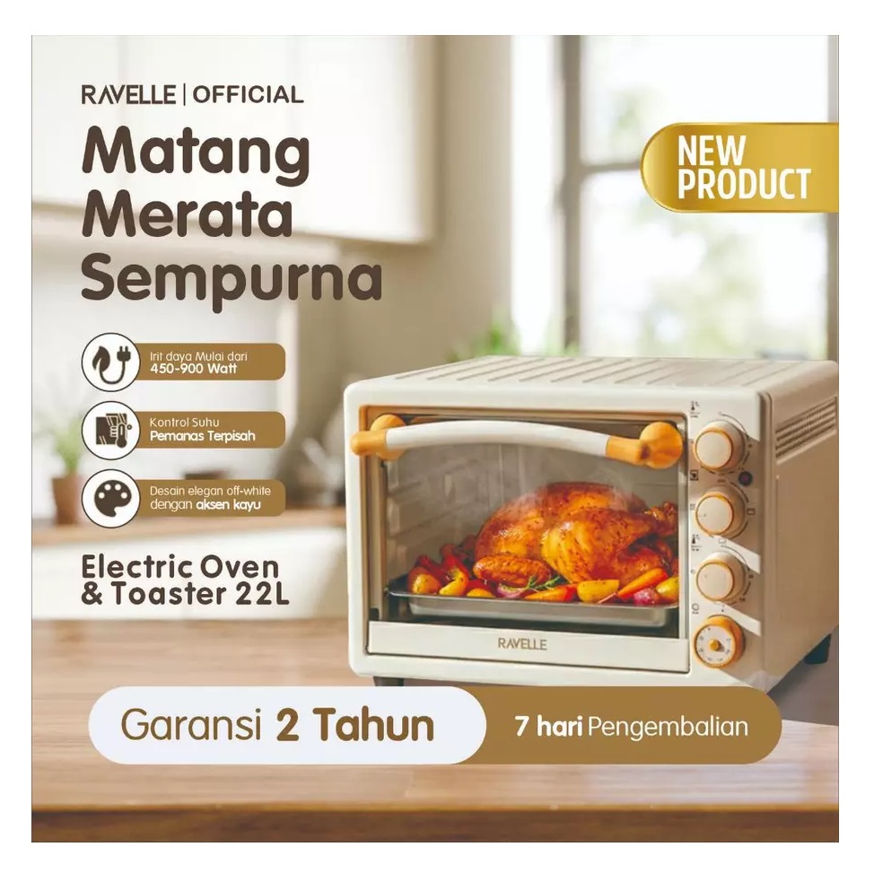 Ravelle Indonesia Ravelle Elevee Oven Listrik REO-22