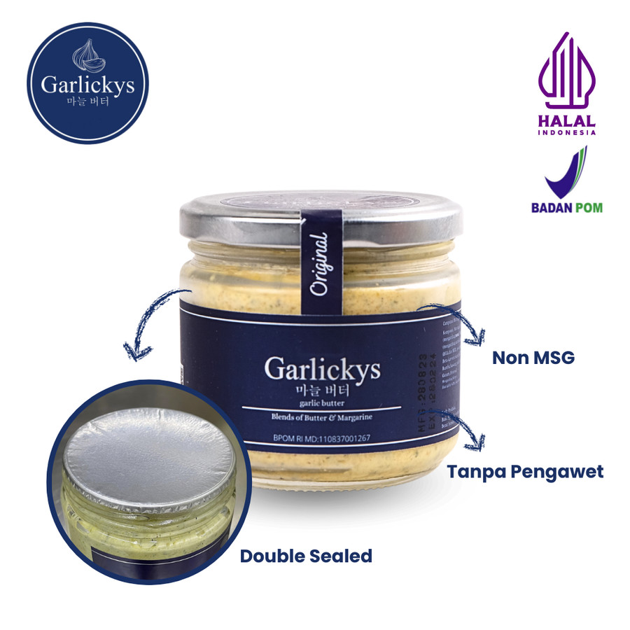 Nusantara Pangan Sejati GARLICKYS Premium Garlic & Herbs Butter Original