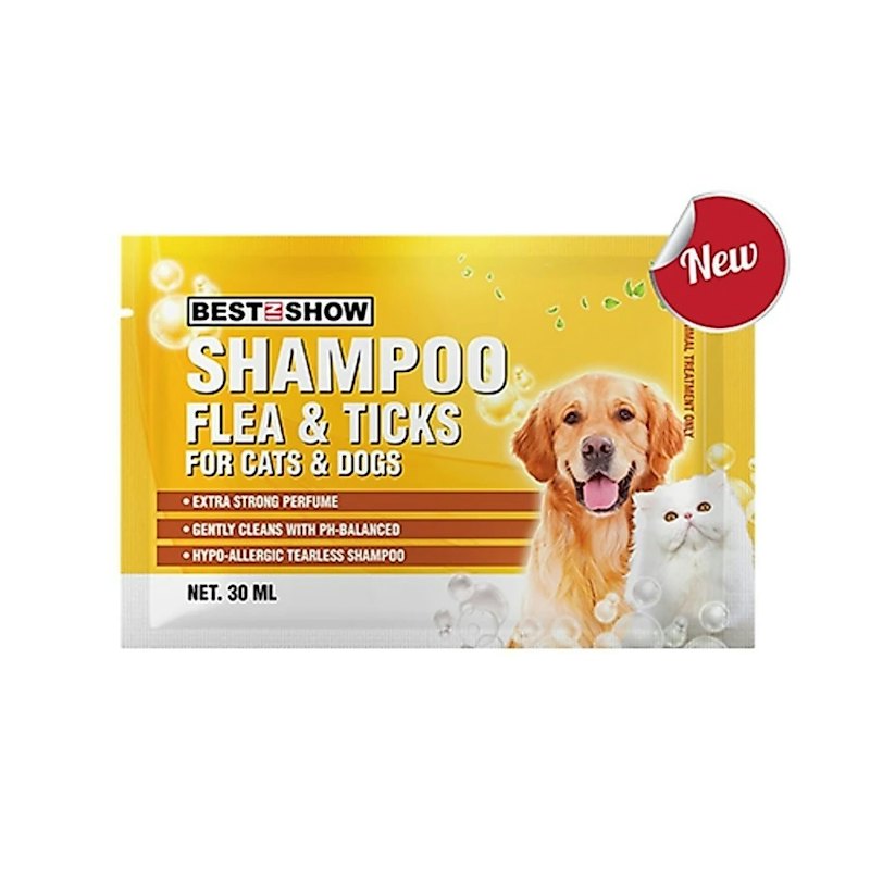 Best In Show Shampoo Flea & Ticks for Cats & Dogs 1