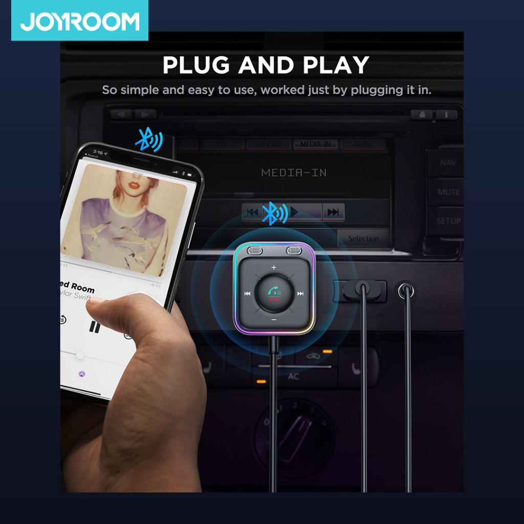 Shenzhen Nito Power Source Technology JOYROOM Car Wireless Receiver Bluetooth 5.3 Dual mic ENC CB3