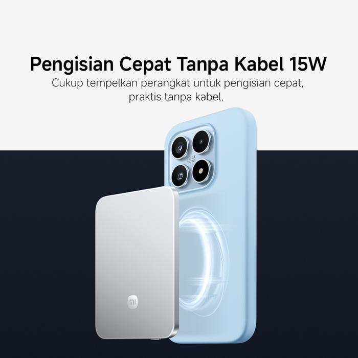 UltraThin Magnetic Power Bank 5000 15W 3