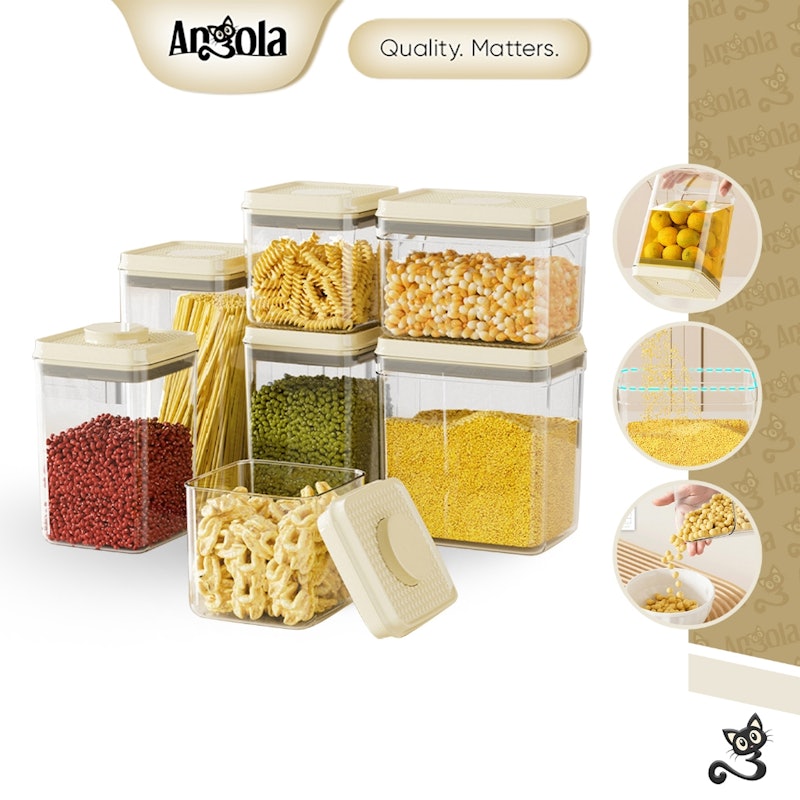 ANGOLA Toples Makanan Plastik 5