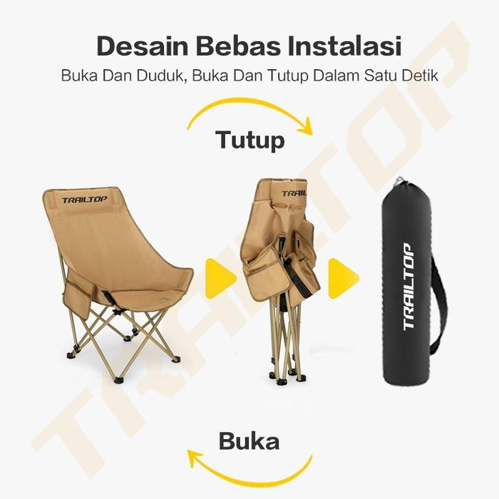  TrailTop Kursi Lipat Outdoor  K12
