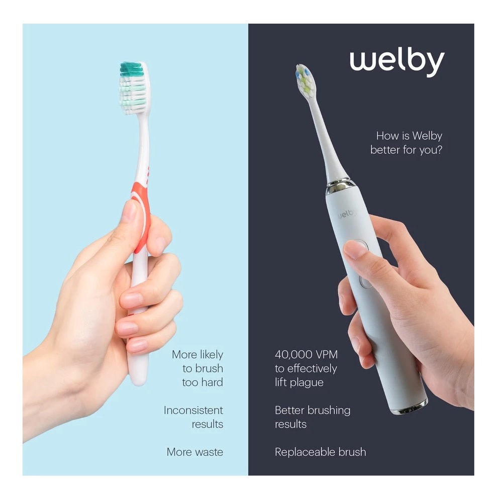 Welby Sonic Electric Toothbrush 3