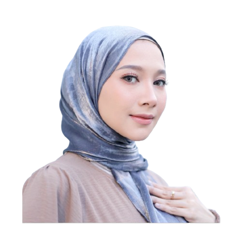 Nadiraa Hijab Semina Shawl / Pashmina Shimmer 1