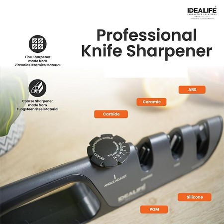 Idealife Makmur IDEALIFE Pengasah Pisau  IL-160F