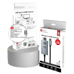 PX Kabel MHL USB Type C ke HDMI TV Monitor Projector Converter