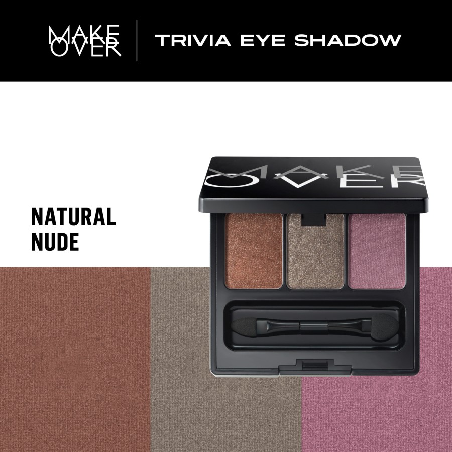 Paragon Technology and Innovation MAKE OVER Trivia Eye Shadow Natural - Nude