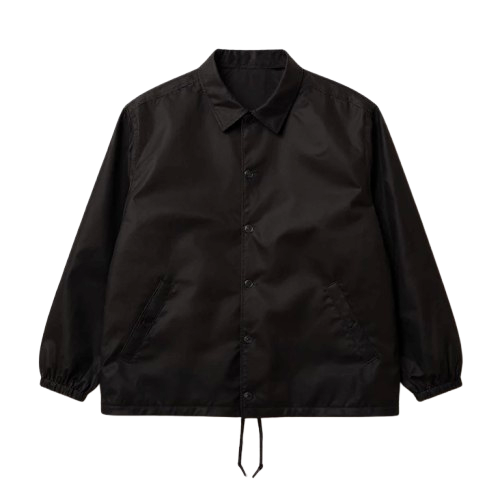 Ozeysx Jacket Coach Black Basic Windbreaker
