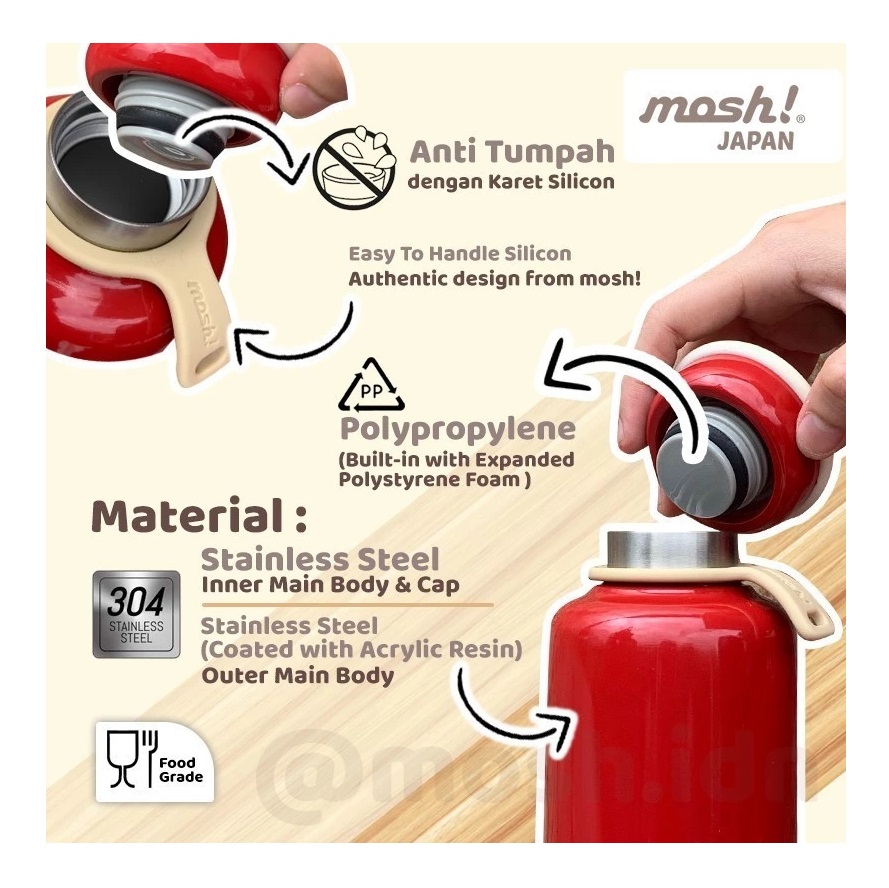 Neohaus Indonesia Mosh! Latte Bottle