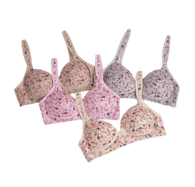 Sorex Nursing Bra Motif Bunga Cup B 1