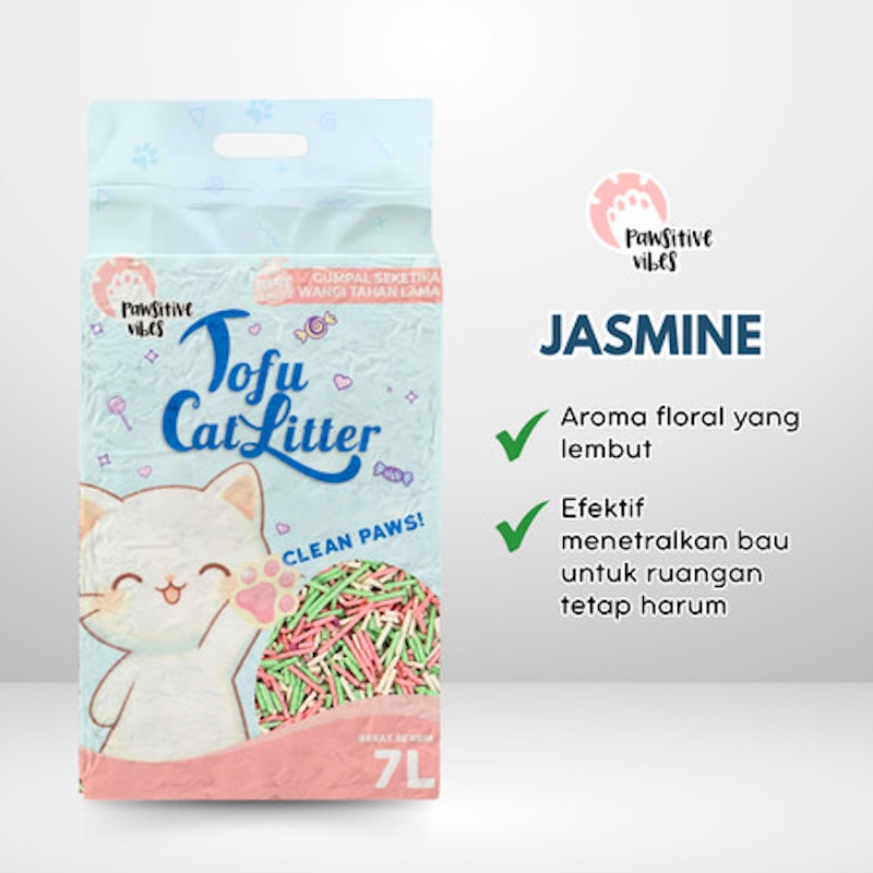 Pawsitive Vibes Tofu Candy Cat Litter 7 liter 2