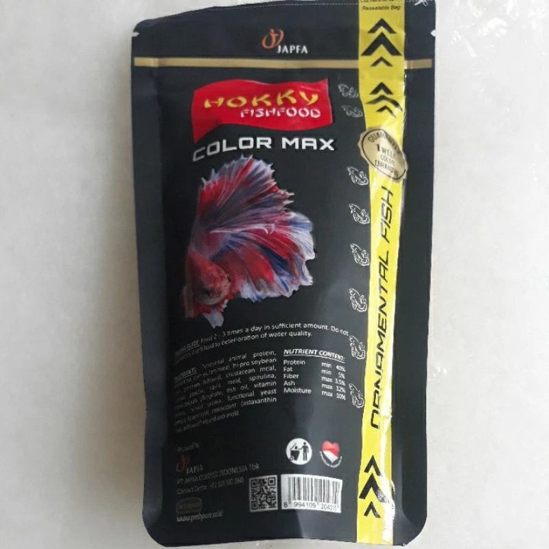 Japfa Comfeed Indonesia Hokky Fishfood Colormax 100g