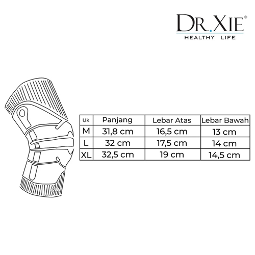 Golden Berkat Abadi Dr. Xie Silicone Knee Protector