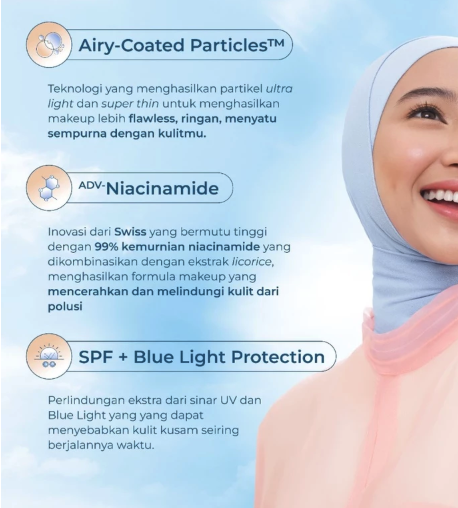 Paragon Technology and Innovation Wardah Lightening Powder Foundation 03 Pink Fair (11C)