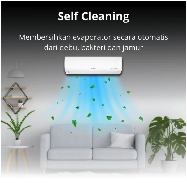 Panggung Electric Citrabuana Akari AC 1/2PK Turbo Cool Airpurifier A-05TCF89NLWI/K