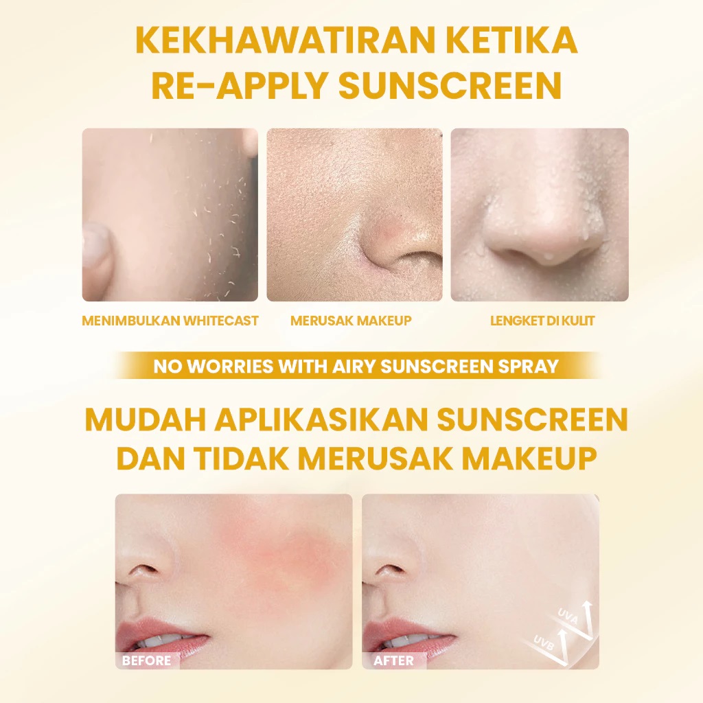 HEBE Beauty Style Y.O.U Sunbrella Airy Outdoor Sunscreen Spray SPF50+ PA++++