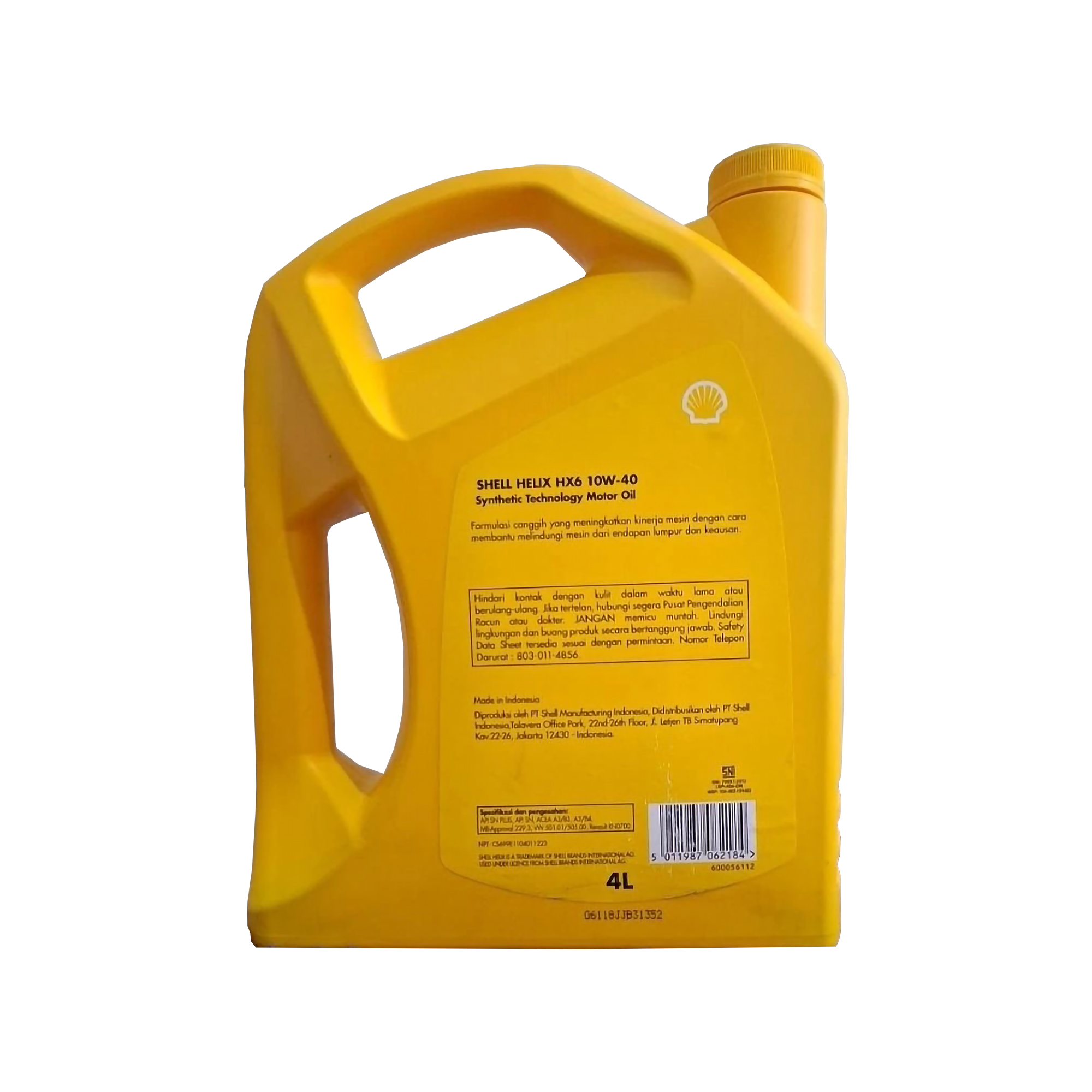 Shell Manufacturing Indonesia Shell Helix HX6 10W-40