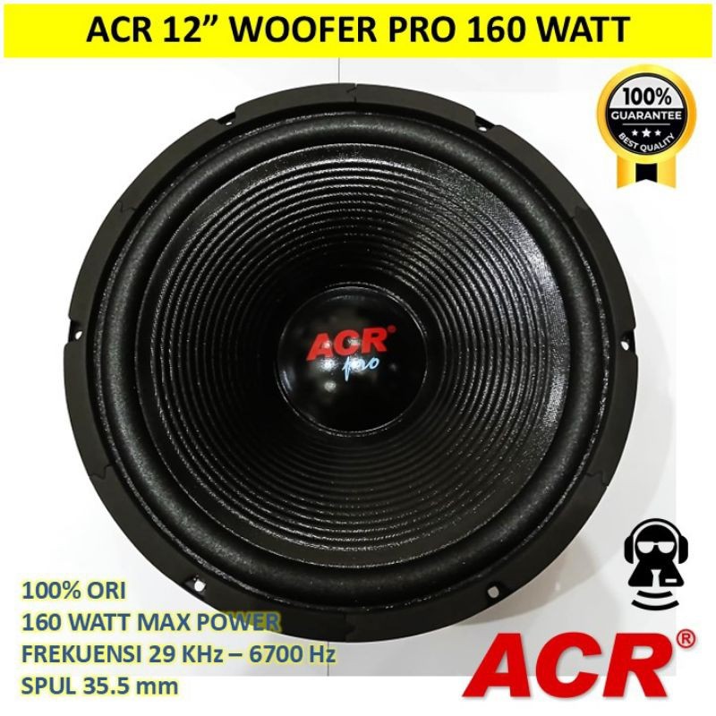 Sinar Baja Electric ACR Pro Speaker Woofer 12″ 30H120SRW38B-Mk1