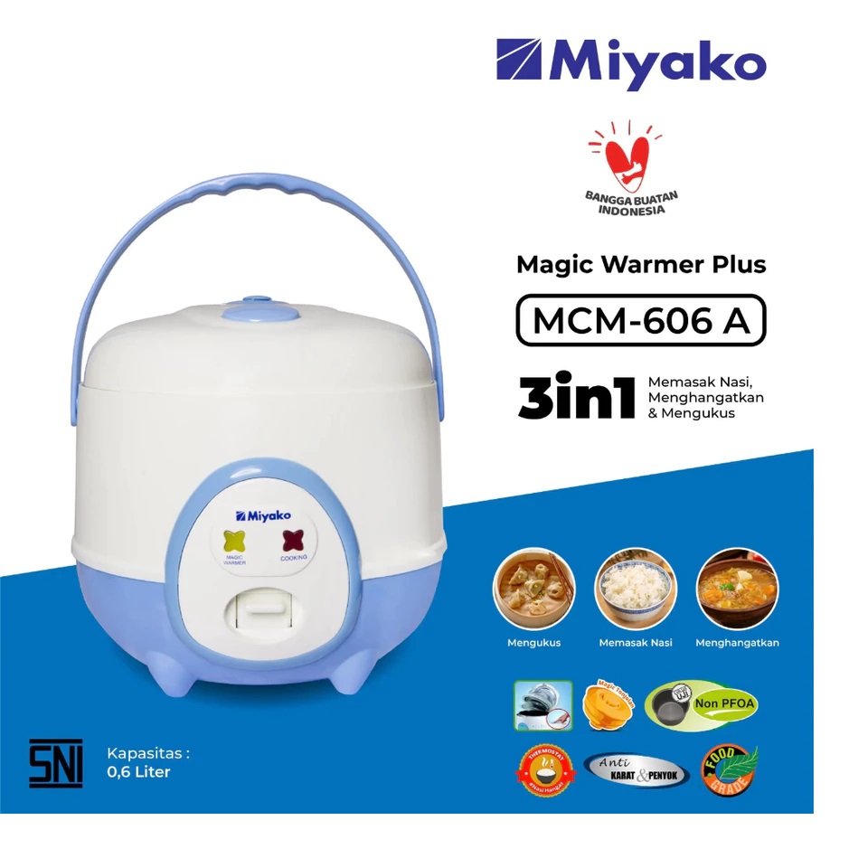 Miyako Rice Cooker Mini 0.6L 2