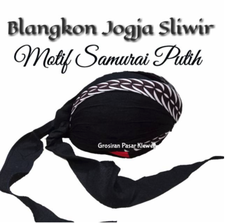  Blangkon Sliwir Samurai Putih