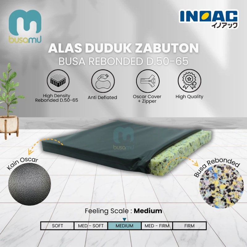 INOAC Zabuton Alas Duduk Busa Rebonded 2
