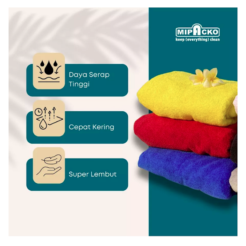 Mipacko Handuk Mandi Microfiber