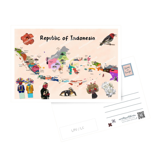 Kartu Pos Penpal Pulau Indonesia