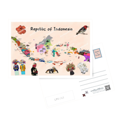 Kartu Pos Penpal Pulau Indonesia