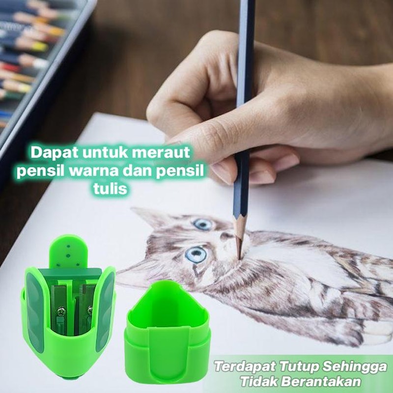 Lyra Serutan Pensil 2 Lubang 4