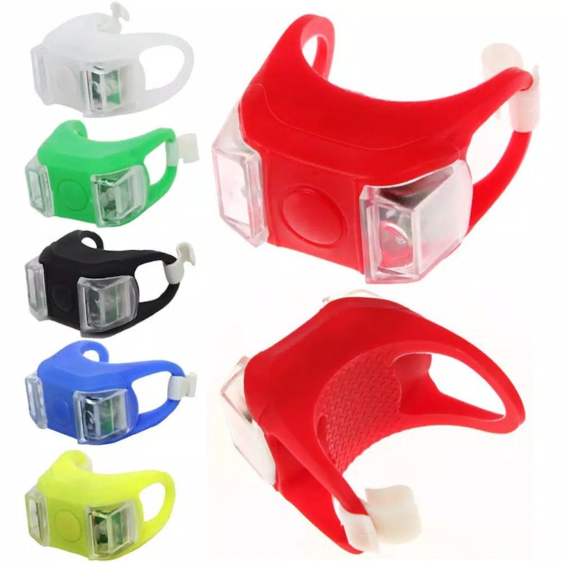 Lampu LED Belakang Sepeda Silikon 1