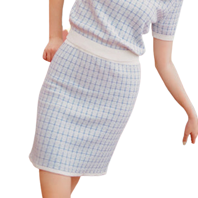 Crunchy Knit Mini Skirt 1