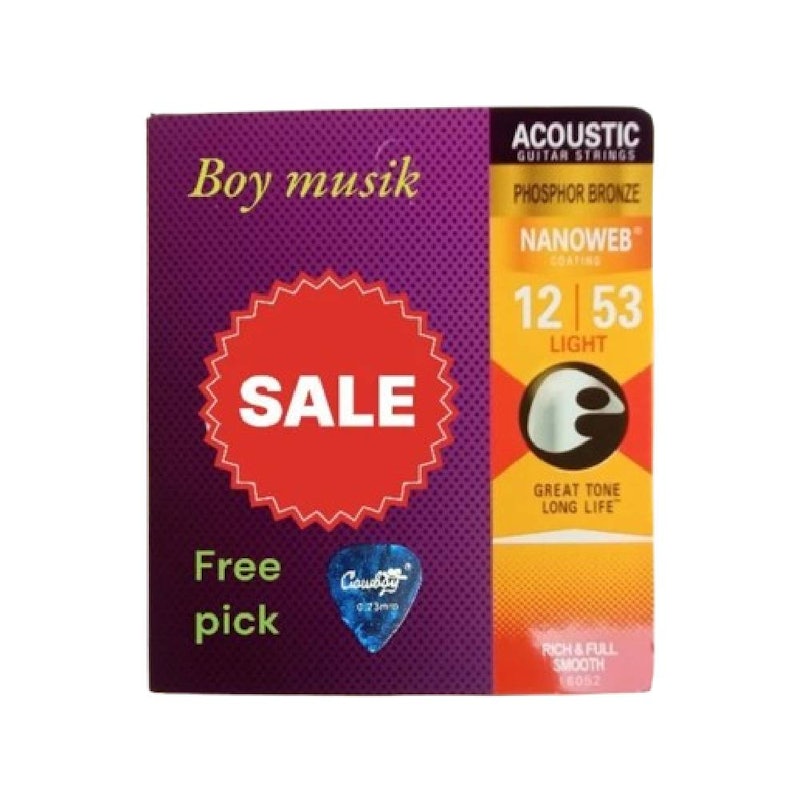 Elixir Acoustic Phosphor Bronze with Nanoweb Coating 1