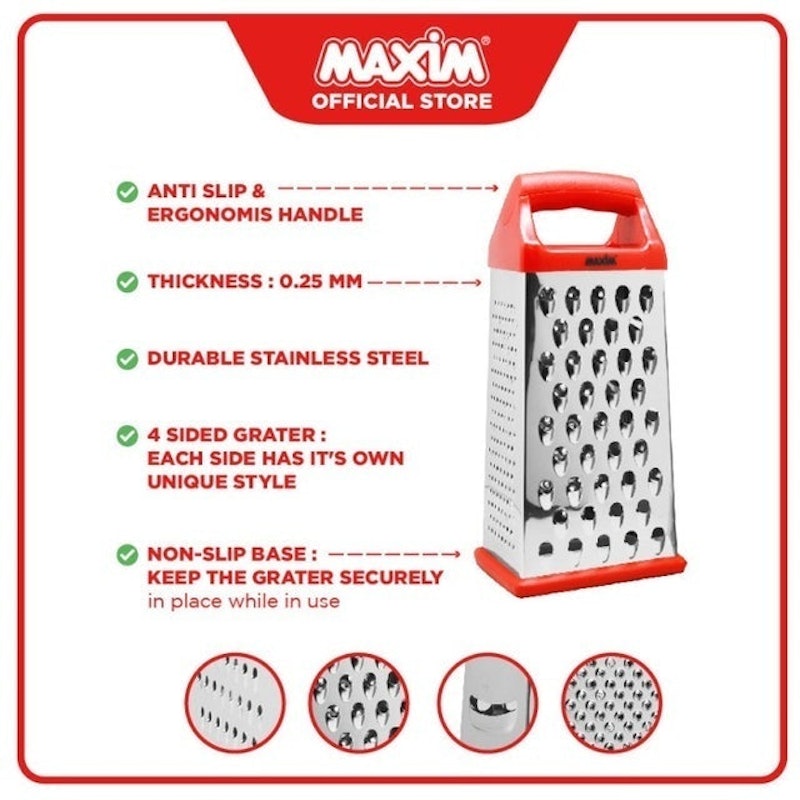 Maxim Tools 4sided Grater 3
