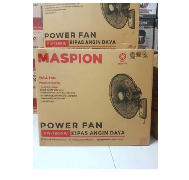 Maspion Elektronik Maspion Power Wall Fan  PW-1809W