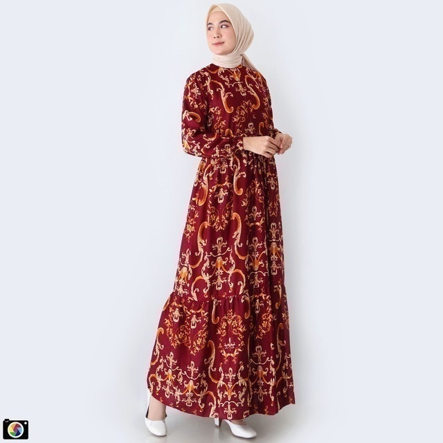 Eve Maternity Gamis Rayon Premium Motif Batik  FDM166