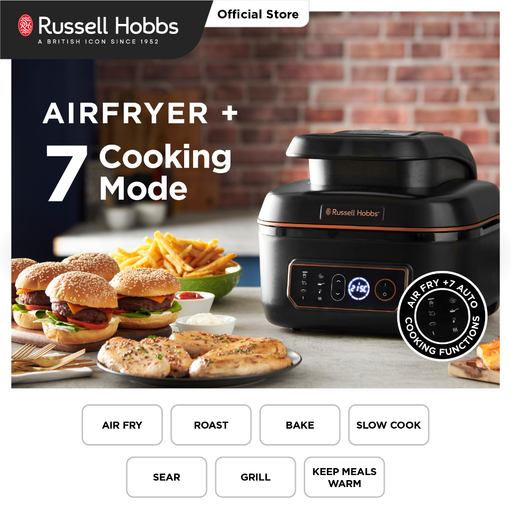 Ravalindo Megah Perkasa Russell Hobbs Satisfry Airfryer & Grill Multicooker