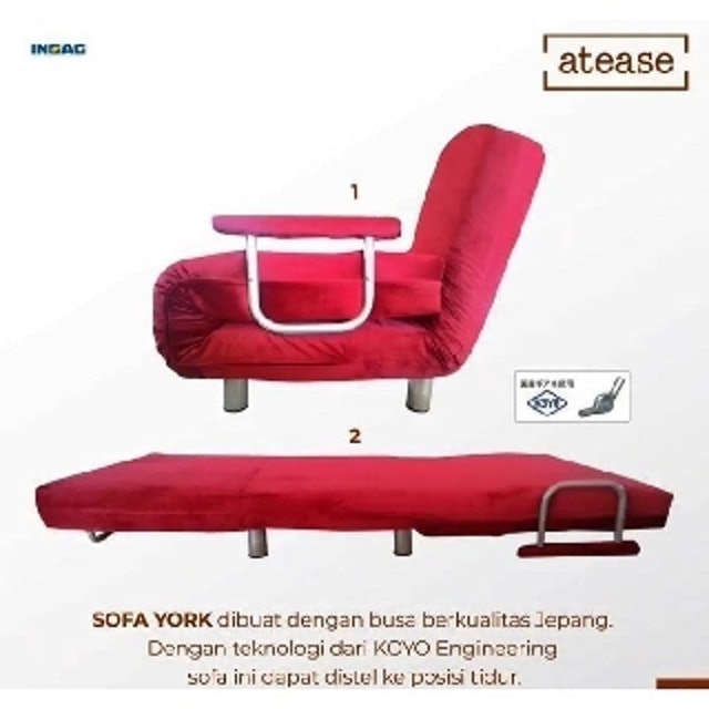 INOAC Atease York Sofa Bed 2