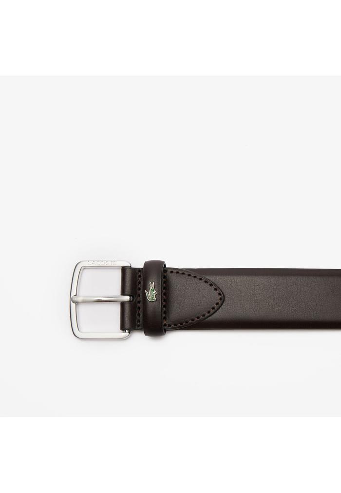 Lacoste Smooth Leather Belt Brown
