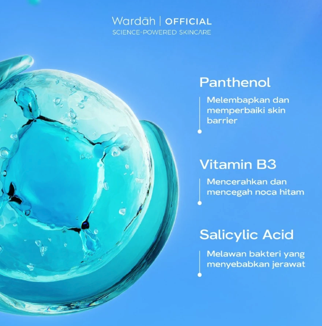 Paragon Technology and Innovation Wardah UV Shield Acne Calming Sunscreen Moisturizer SPF 35 PA+++ 