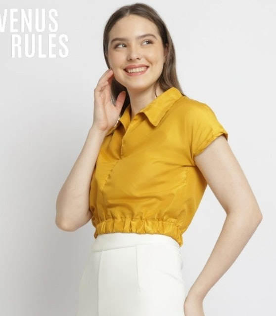 10 Rekomendasi Atasan Warna Kuning untuk Wanita Terbaik  5