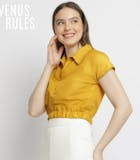 10 Rekomendasi Atasan Warna Kuning untuk Wanita Terbaik 5
