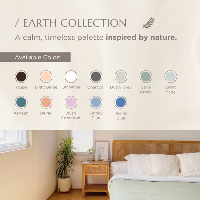 Leven Cotton 100% Cotton Bedsheet Earth Collection 120x200