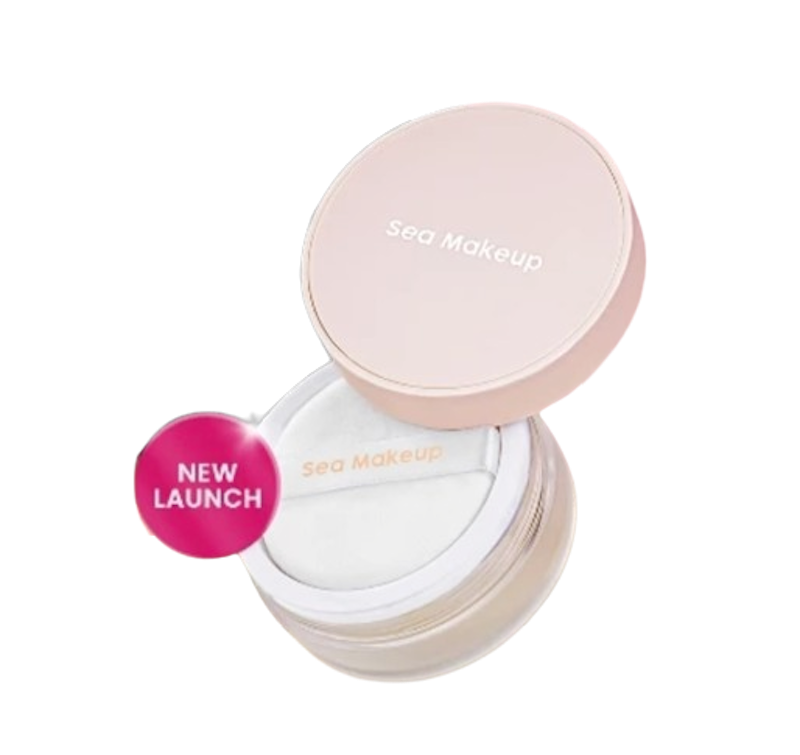 Sea Makeup Acne Blur and Set Loose Powder Snowball 1