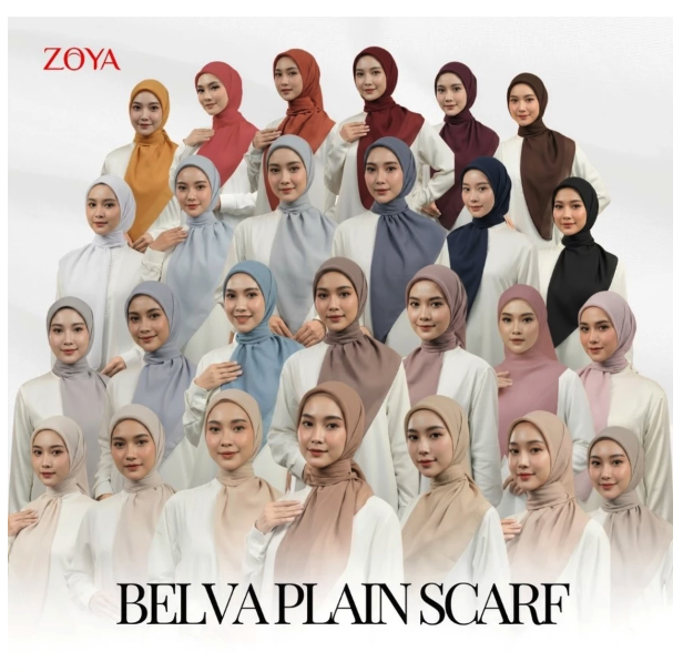 Shafco Multi Trading  Zoya Belva Plain Scarf