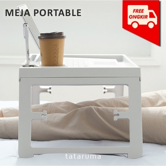 Tataruma Deska - Meja Lipat Portable Estetik Minimalis Ala Korea